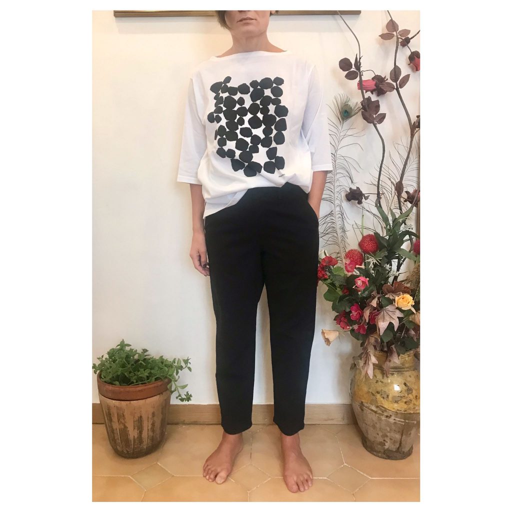 The straight leg pants in black supima cotton - by Plantation1982
