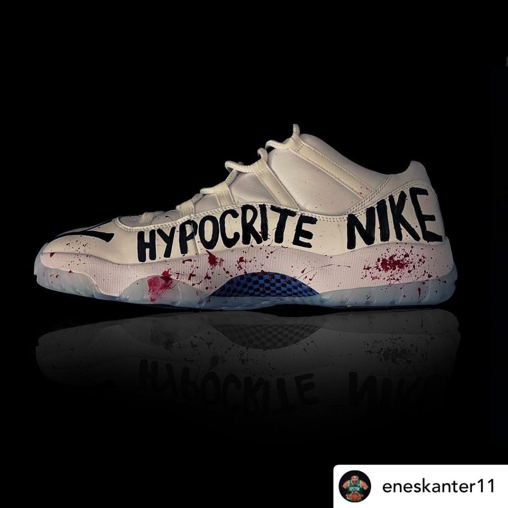 Hypocrite Nike - via Enes Kanter