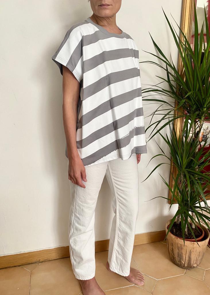 The Brushed Striped T-shirt