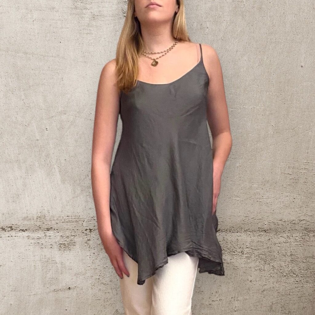 The double silk top